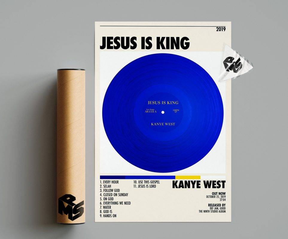 Kanye West Poster - Jesus Is King Poster - Jesus Is King Tracklist