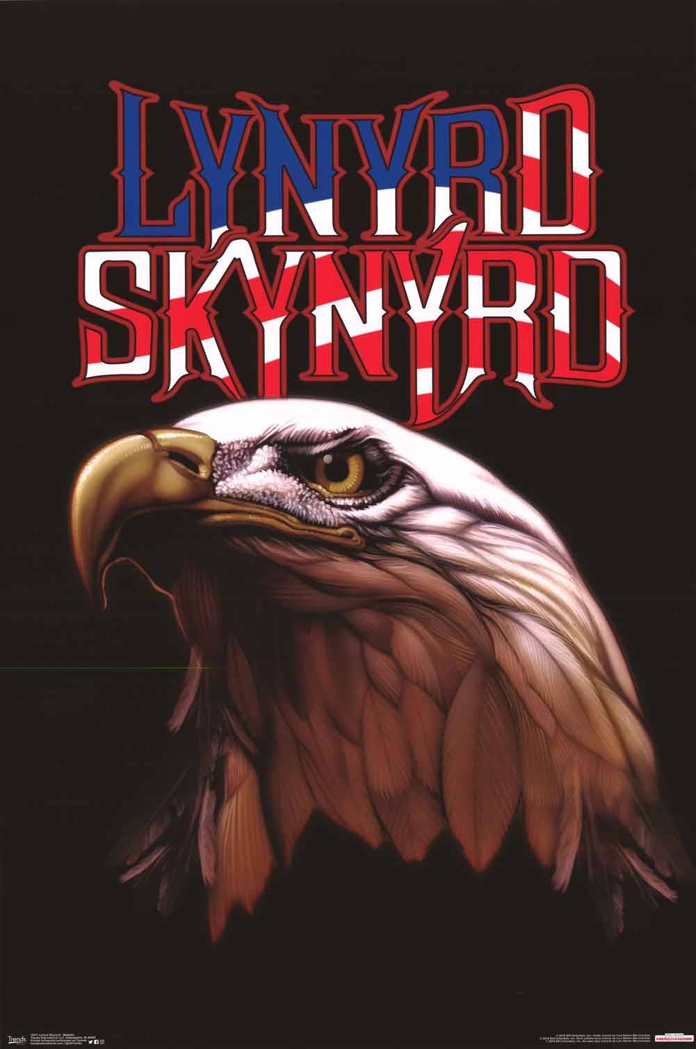 Lynyrd Skynyrd Majestic Eagle Poster Canvas Wall Art Print Crowndiamon